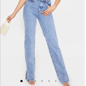 Brand new boyfriend split hem jeans